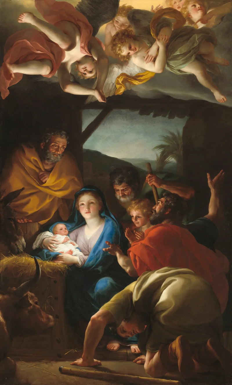 Adoracja pasterzy. - Anton Raphael Mengs