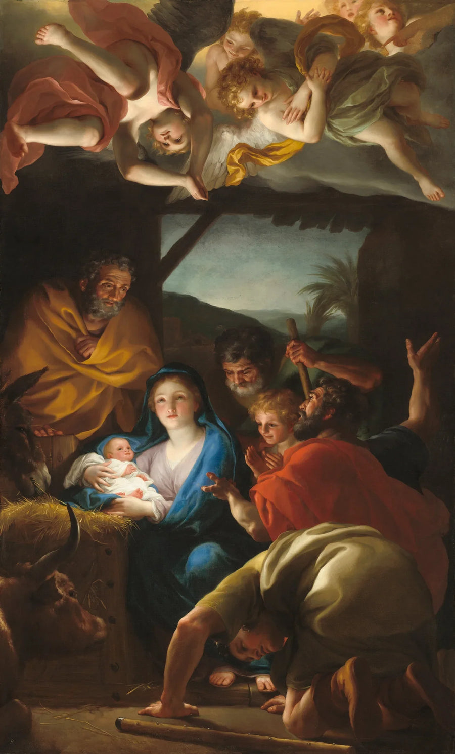 Adoracja pasterzy. - Anton Raphael Mengs