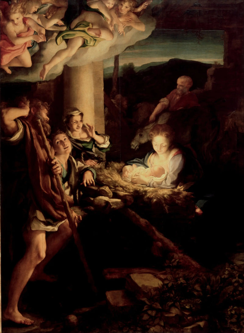 Adoracja pasterzy - Antonio da Correggio
