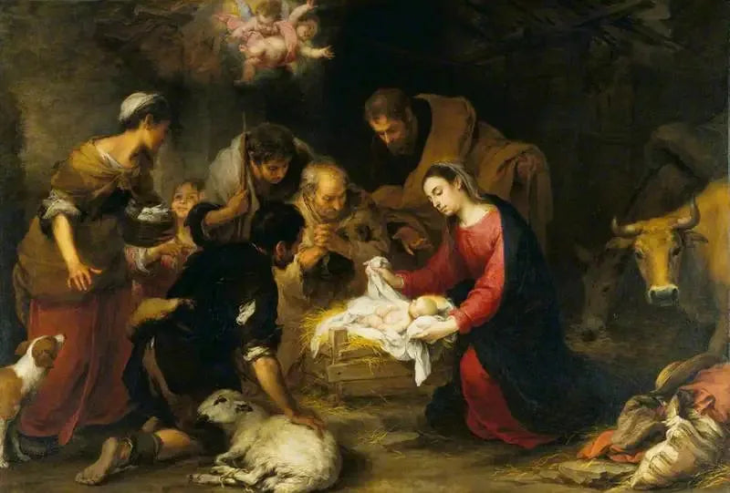 Uwielbienie pasterzy - Bartolomé Esteban Murillo