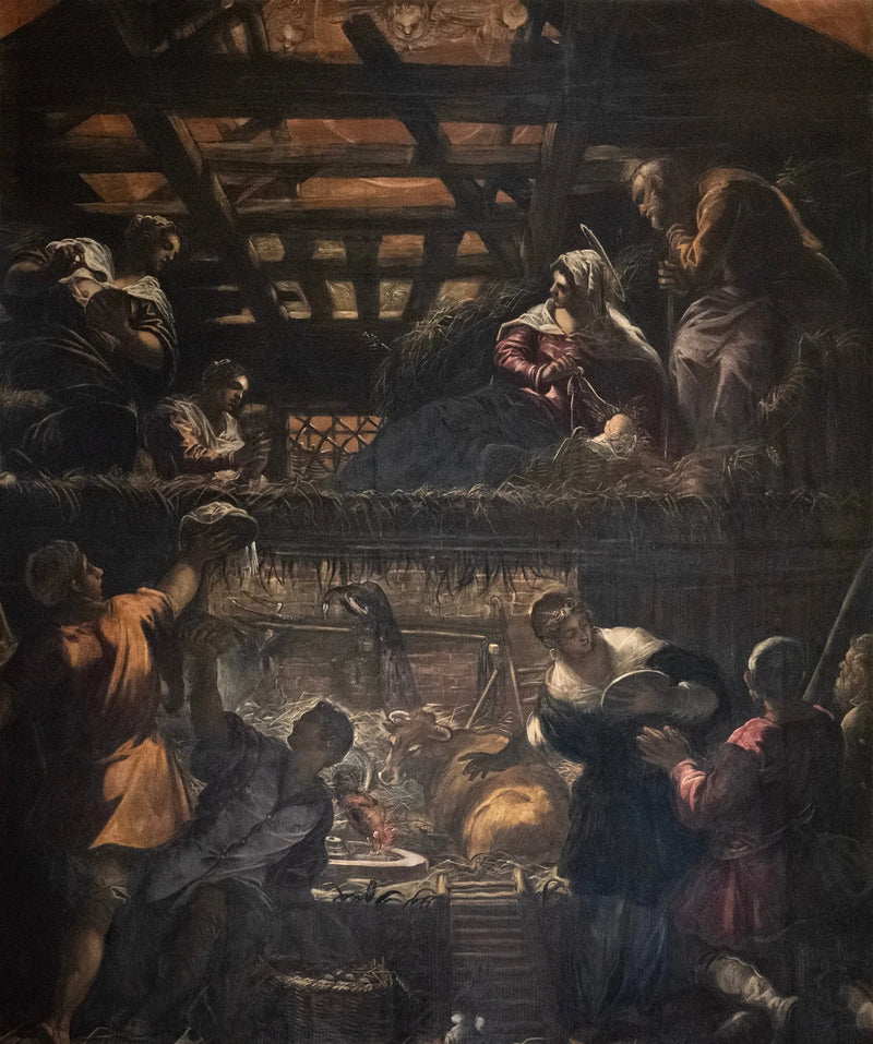 Uwielbienie pasterzy - Jacopo Tintoretto