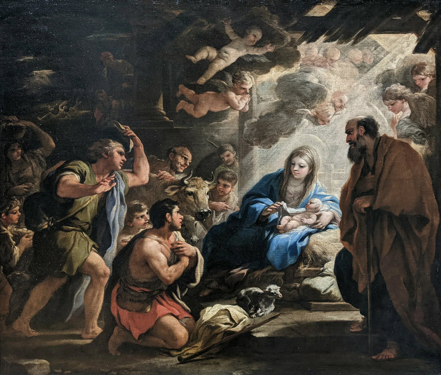 Adoracja pasterzy - Luca Giordano