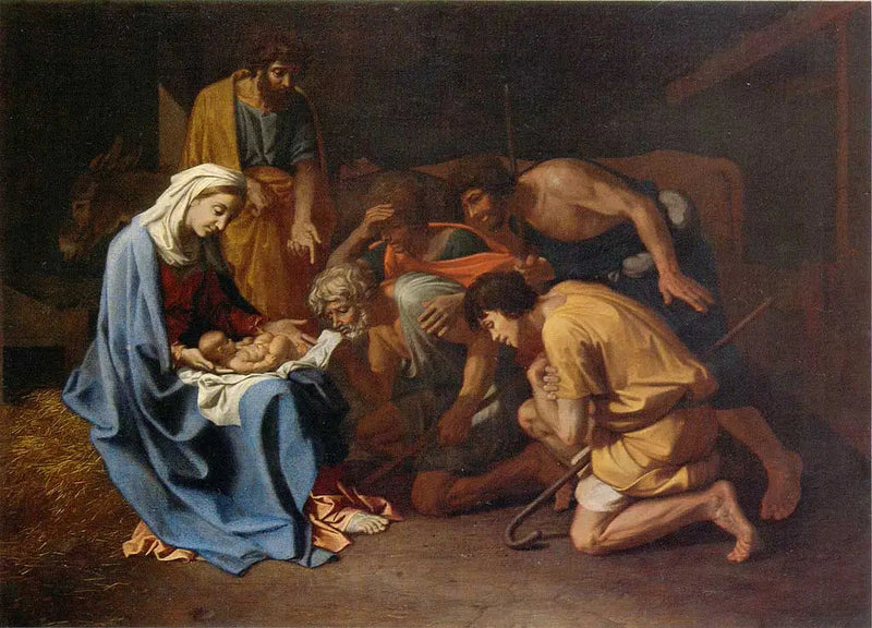 Uwielbienie pasterzy - Nicolas Poussin