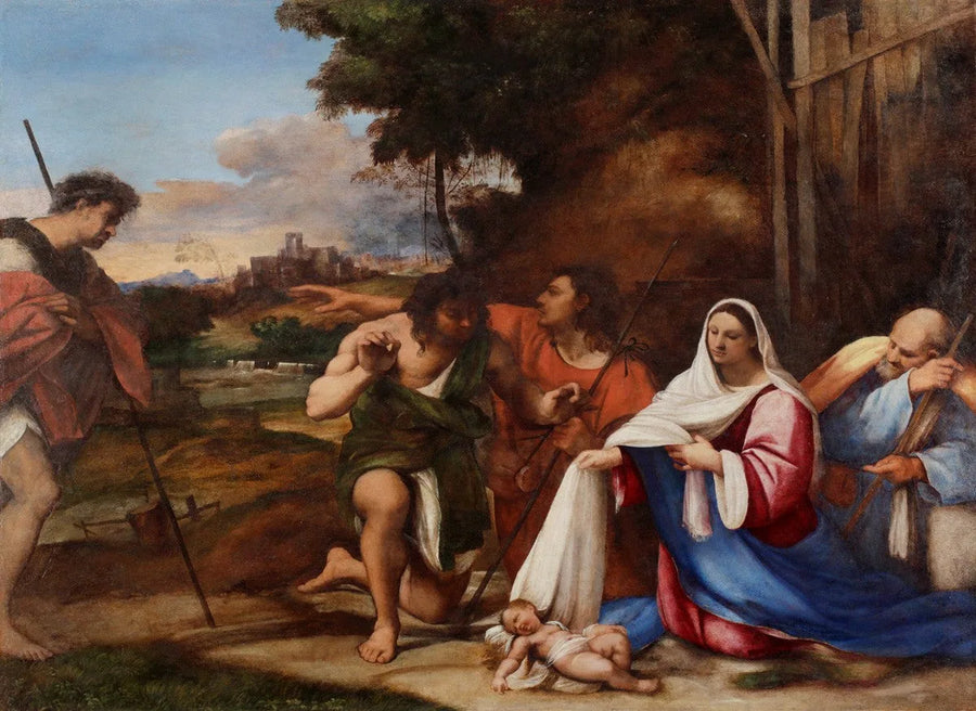 Adoracja pasterzy - Sebastiano del Piombo