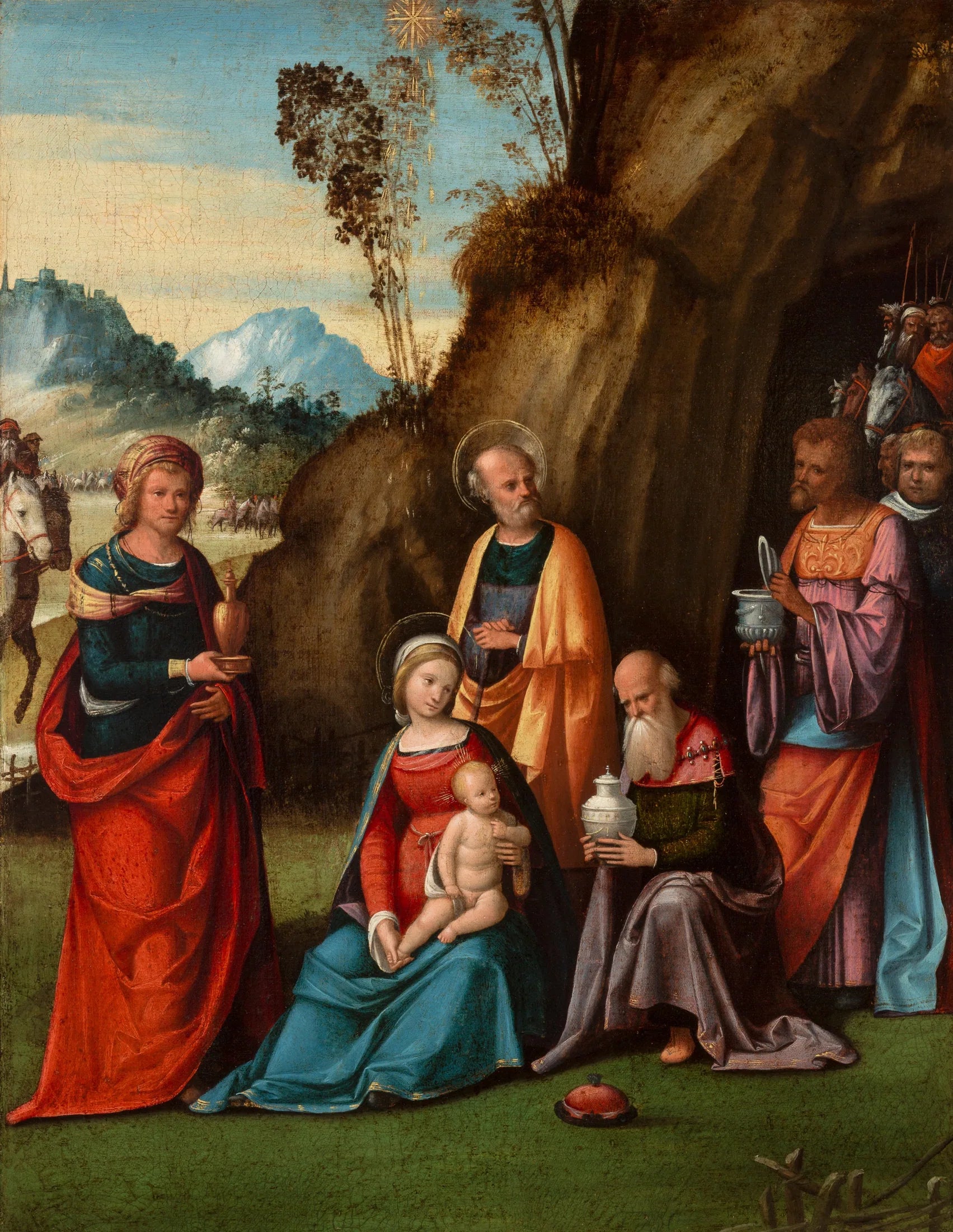 L'Adoration des Mages - Benvenuto Tisi image 1 reproduction artisanale de tableau