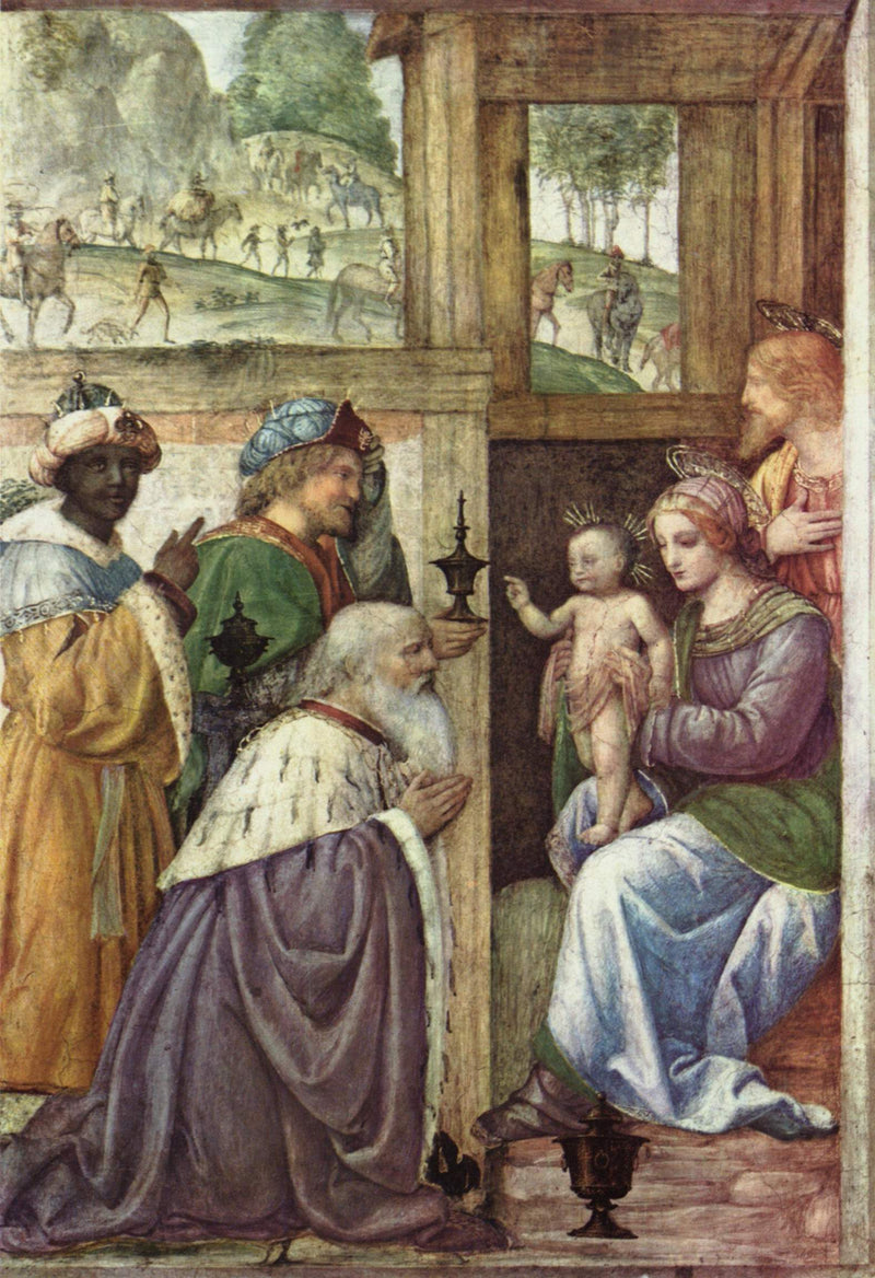 Uczczenie Trzech Króli - Bernardino Luini