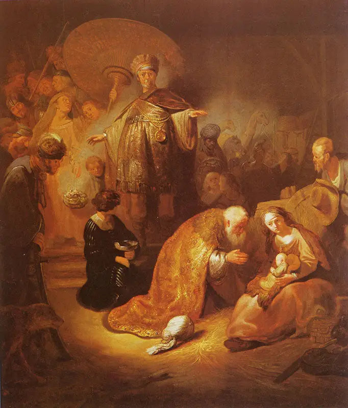 Adoracja Mędrców (kopie ?) - Rembrandt