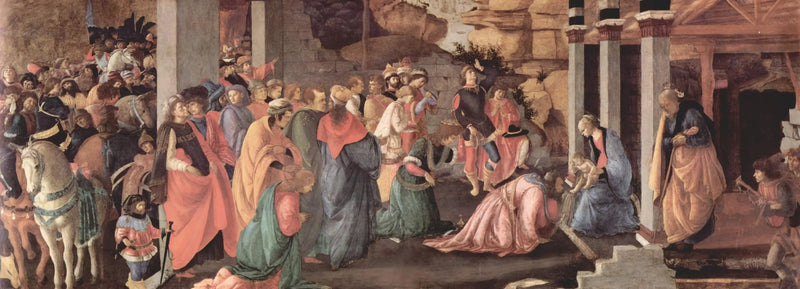Uczczenie Trzech Króli - Filippino Lippi
