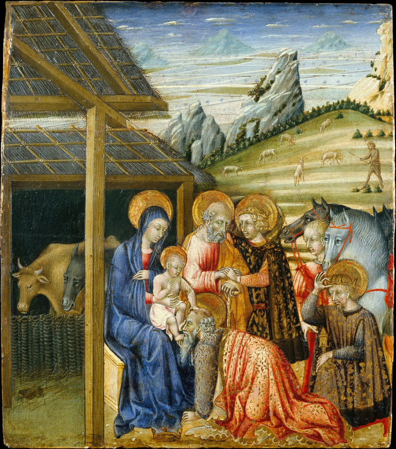 Uczczenie Trzech Króli - Giovanni di Paolo