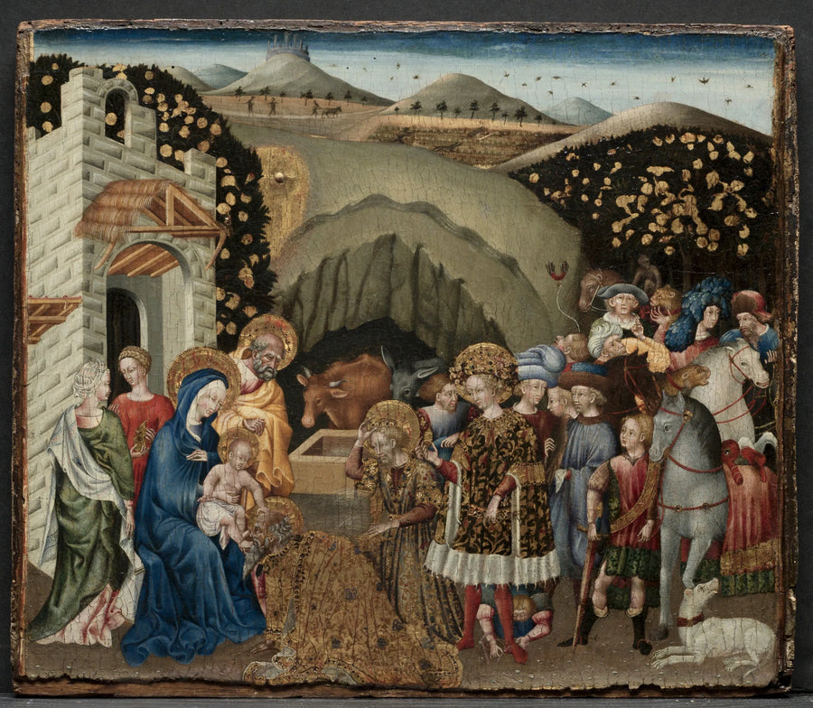Uczczenie Trzech Króli - Giovanni di Paolo