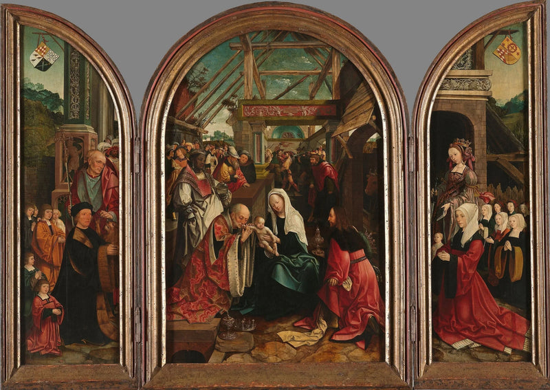 Uroczystość Trzech Króli - Jacob Cornelisz van Oostsanen