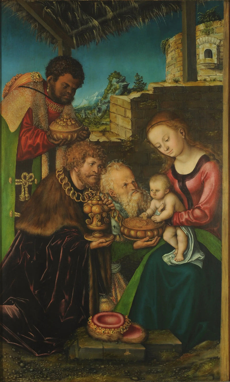 Uwielbienie Mędrców - Lucas Cranach Starszy