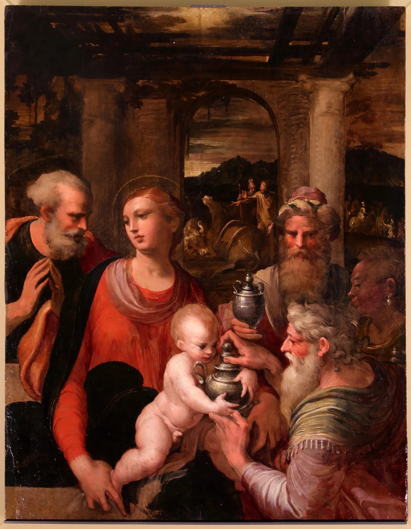 Uczczenie Trzech Króli - Parmigianino
