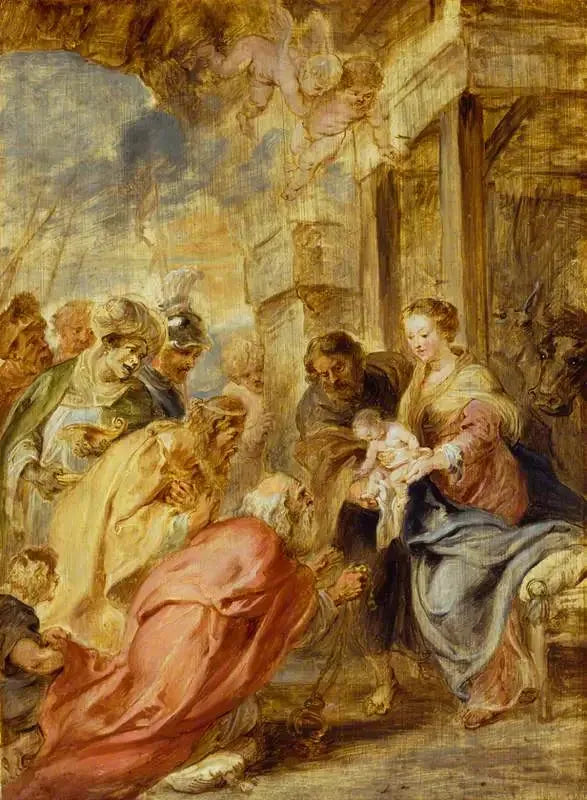 Uczczenie Trzech Króli - Peter Paul Rubens