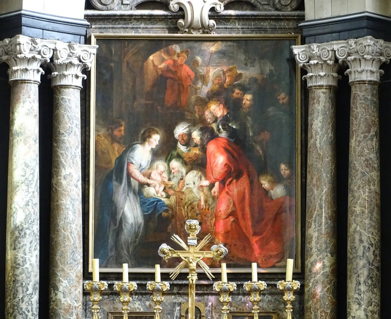 Uczczenie Trzech Króli - Peter Paul Rubens