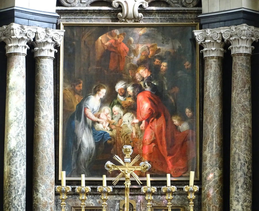 Uczczenie Trzech Króli - Peter Paul Rubens