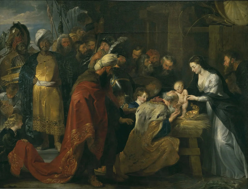 Uczczenie Trzech Króli - Peter Paul Rubens