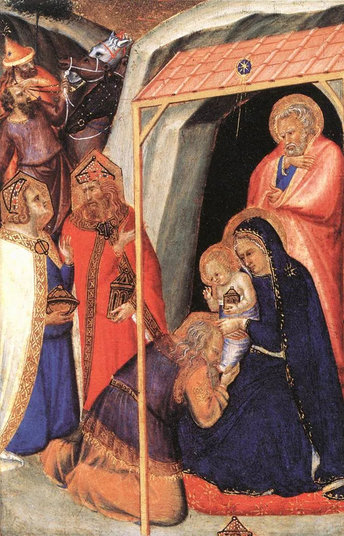 Uczczenie Trzech Króli - Pietro Lorenzetti