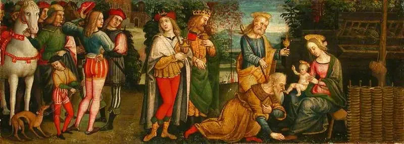 Uczta Trzech Króli - Pietro Perugino