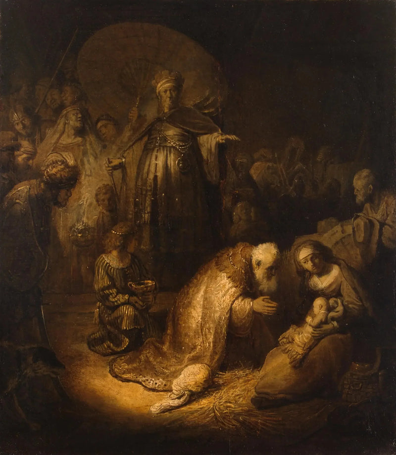 Adoracja Mędrców - Rembrandt