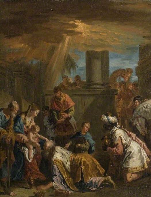 Uczczenie Trzech Króli - Sebastiano Ricci