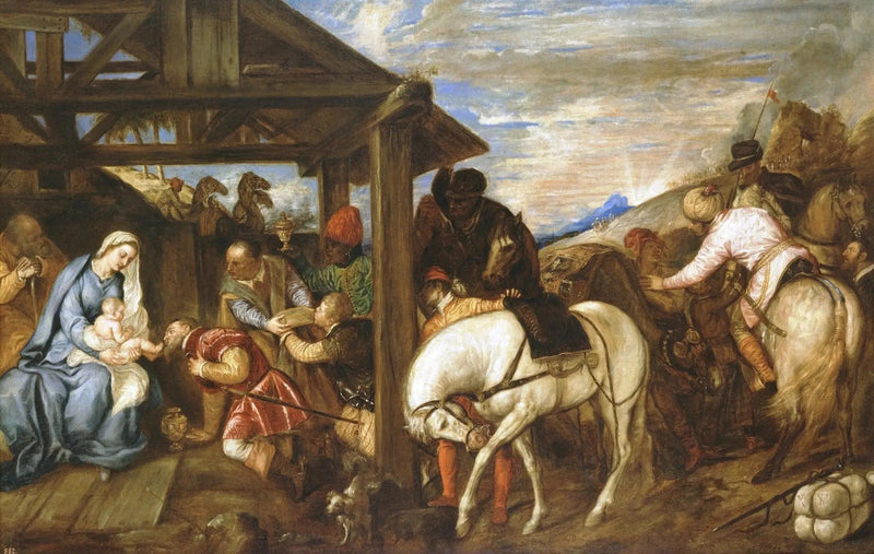 Uczczenie Trzech Króli - Titian