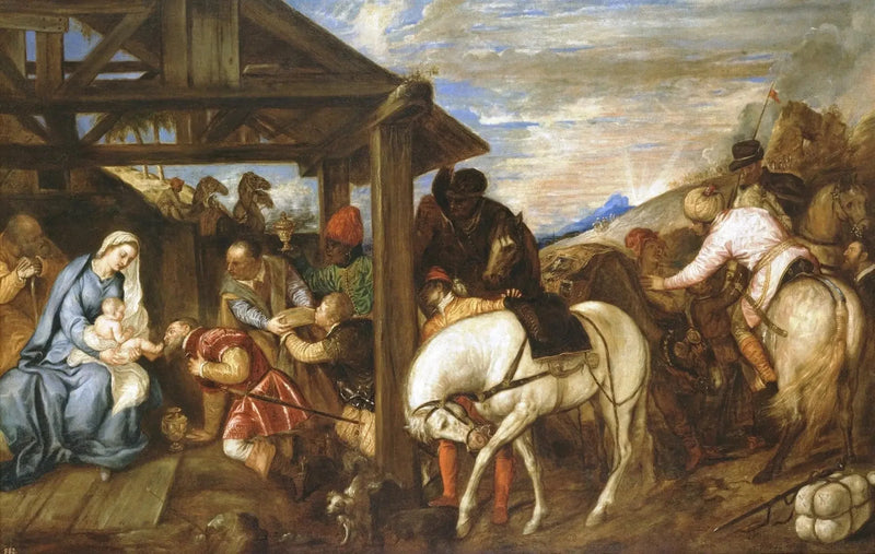Uczczenie Trzech Króli - Titian