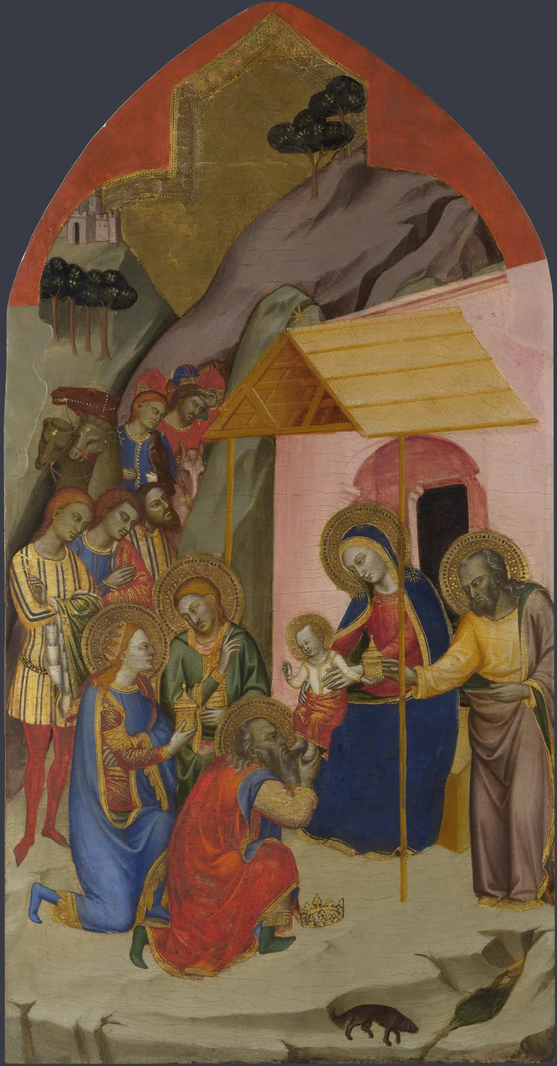 Uczczenie Trzech Króli - Jacopo di Cione