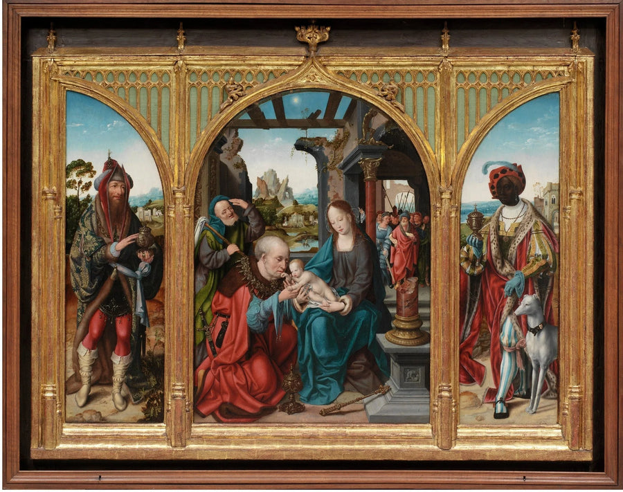 Uczczenie Trzech Króli - Joos van Cleve