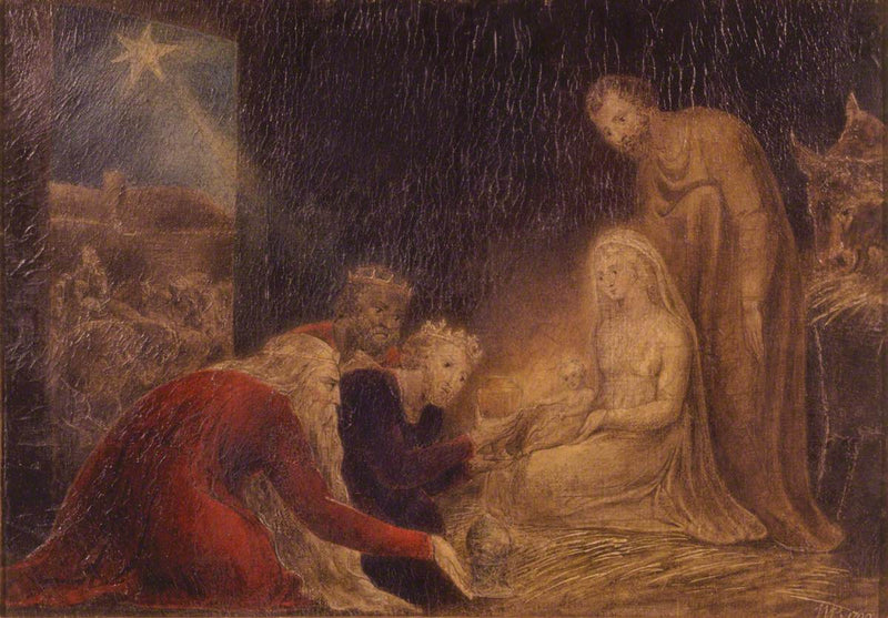 Uczczenie Trzech Króli - William Blake