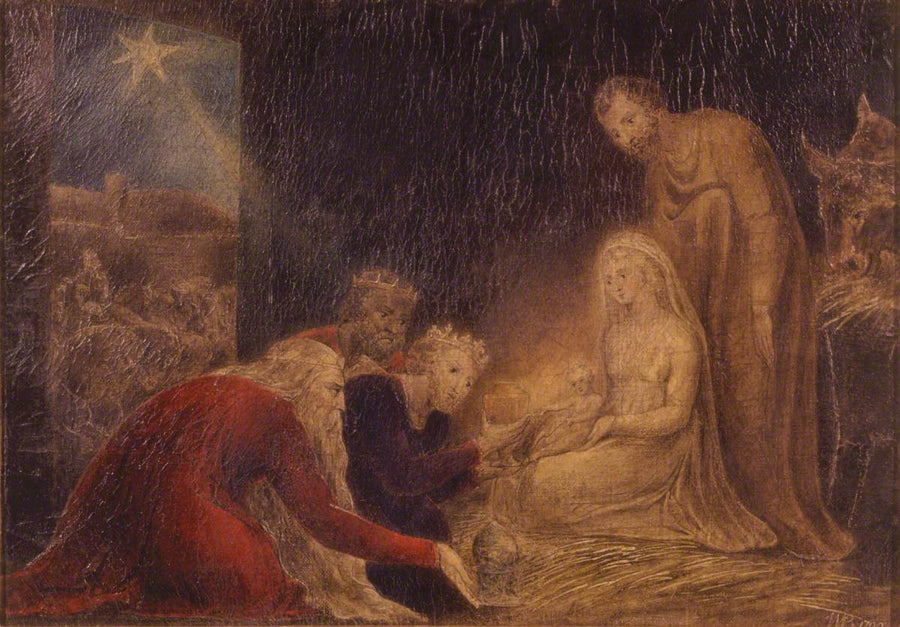 Uczczenie Trzech Króli - William Blake