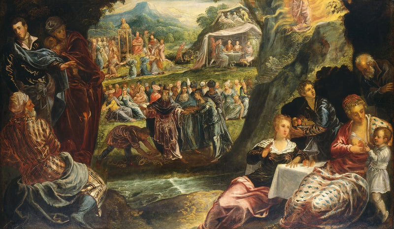 Uwielbienie Złotego Cielca - Jacopo Tintoretto