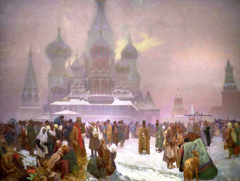 Wyzwolenie rosyjskich chłopów - Alphonse Mucha
