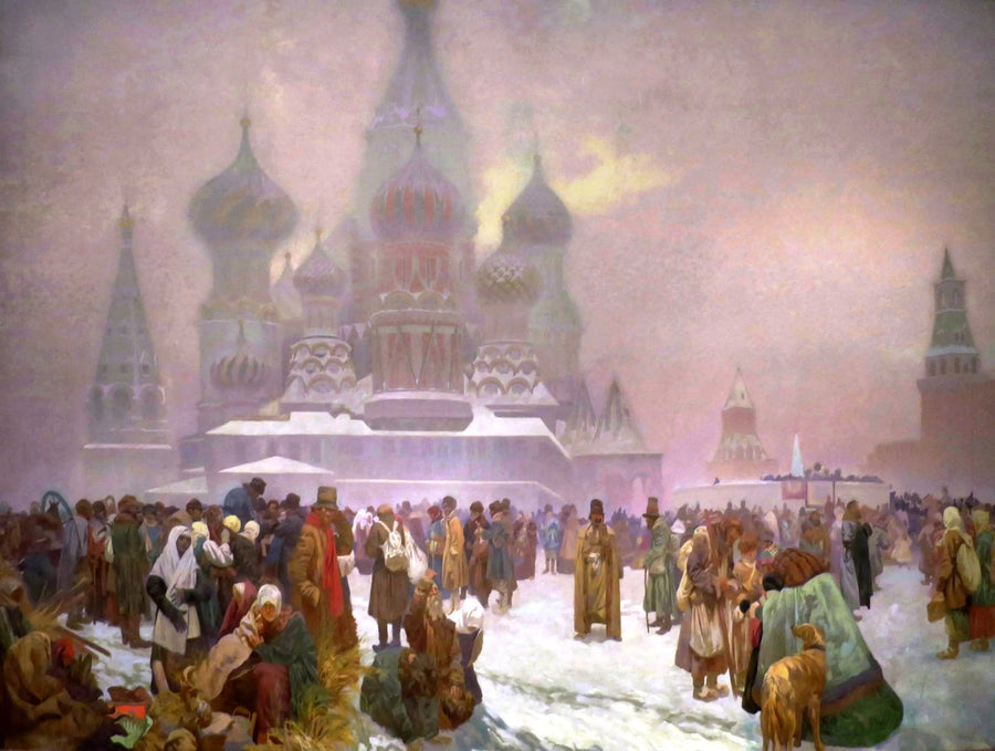 Wyzwolenie rosyjskich chłopów - Alphonse Mucha