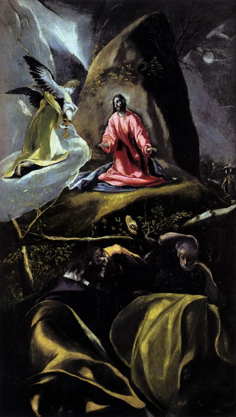 Udręka w ogrodzie oliwnym. - El Greco
