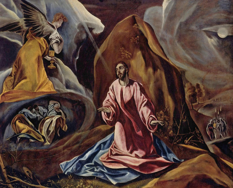 Udręka w ogrodzie - El Greco