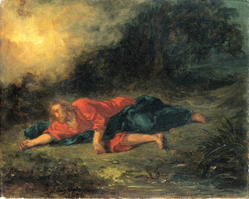 Agonia w ogrodzie - Eugène Delacroix