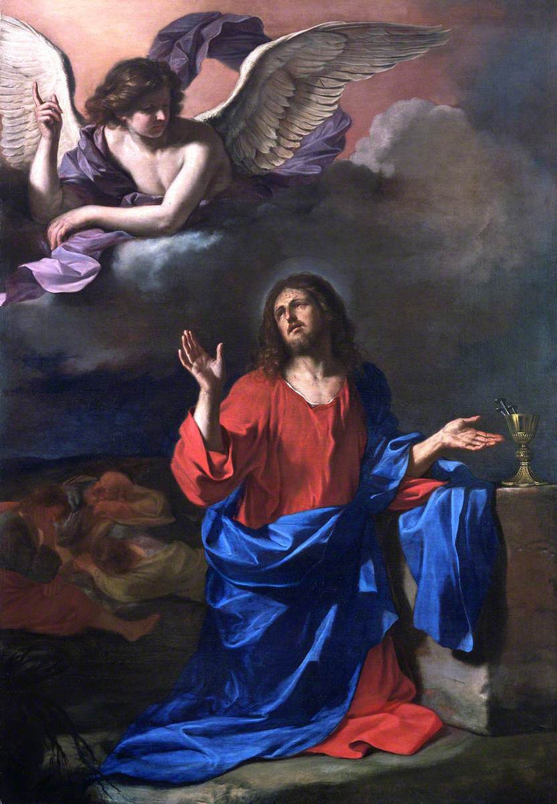 Agonia w ogrodzie - Guercino