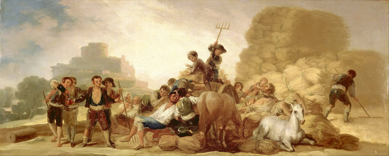 Pole młócenia - Francisco de Goya