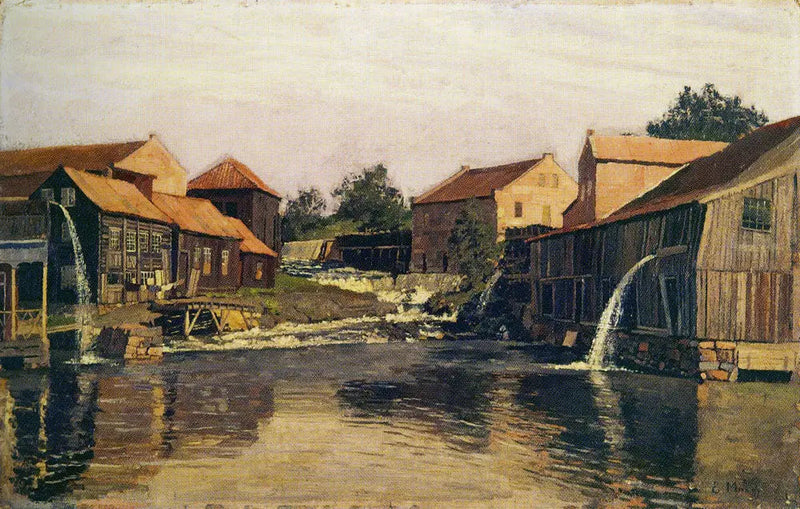 Akerselva w Nedre Foss - Edvard Munch
