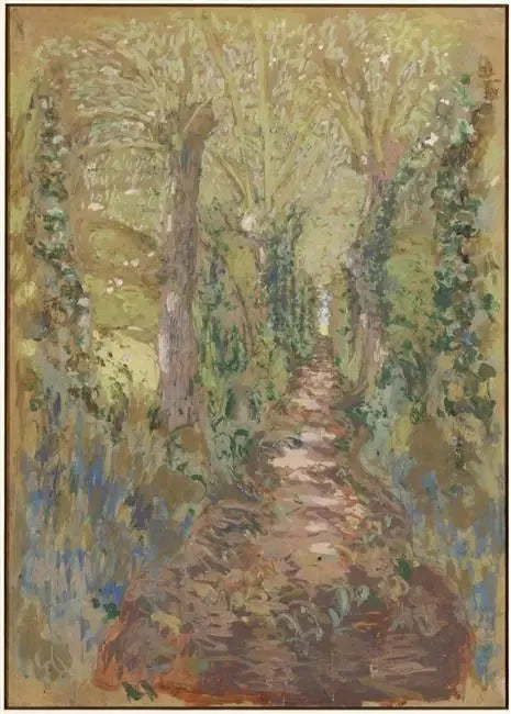 Aleja w lesie, Amfreville - Édouard Vuillard
