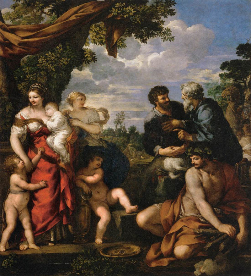 Sojusz Jakuba i Labana - Pietro da Cortona