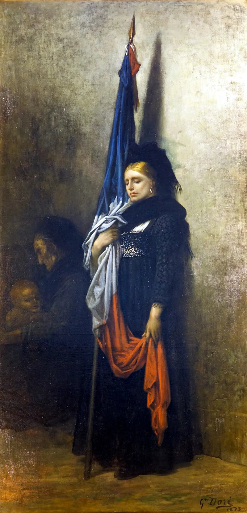 Zraniona Alzacja - Gustave Doré