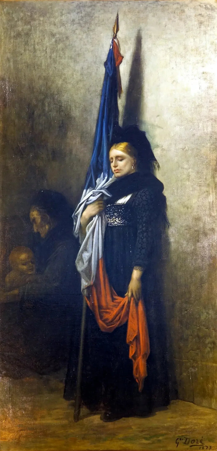 Zraniona Alzacja - Gustave Doré