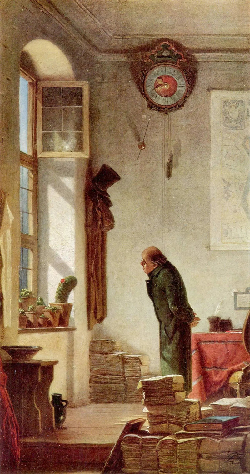 Miłośnik kaktusów - Carl Spitzweg