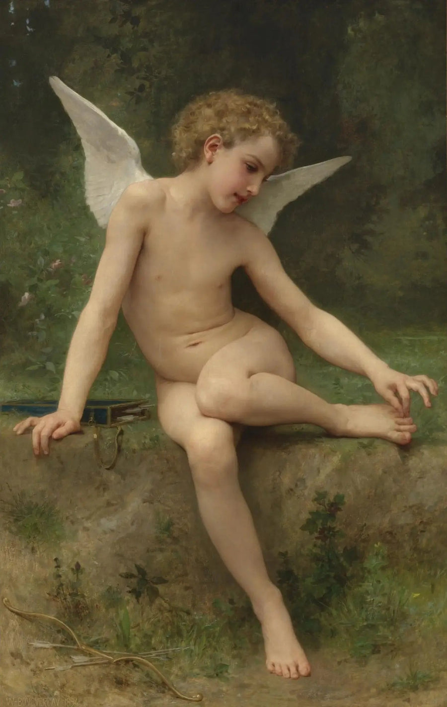 Miłość przy cierniu - Bouguereau