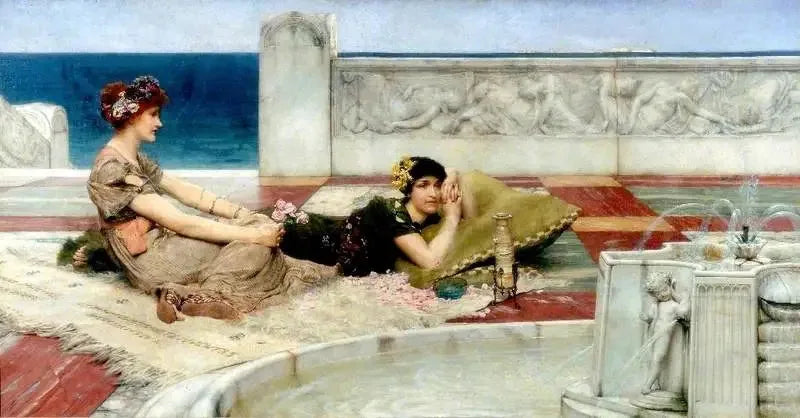 Miłość w bezczynności - Lawrence Alma-Tadema