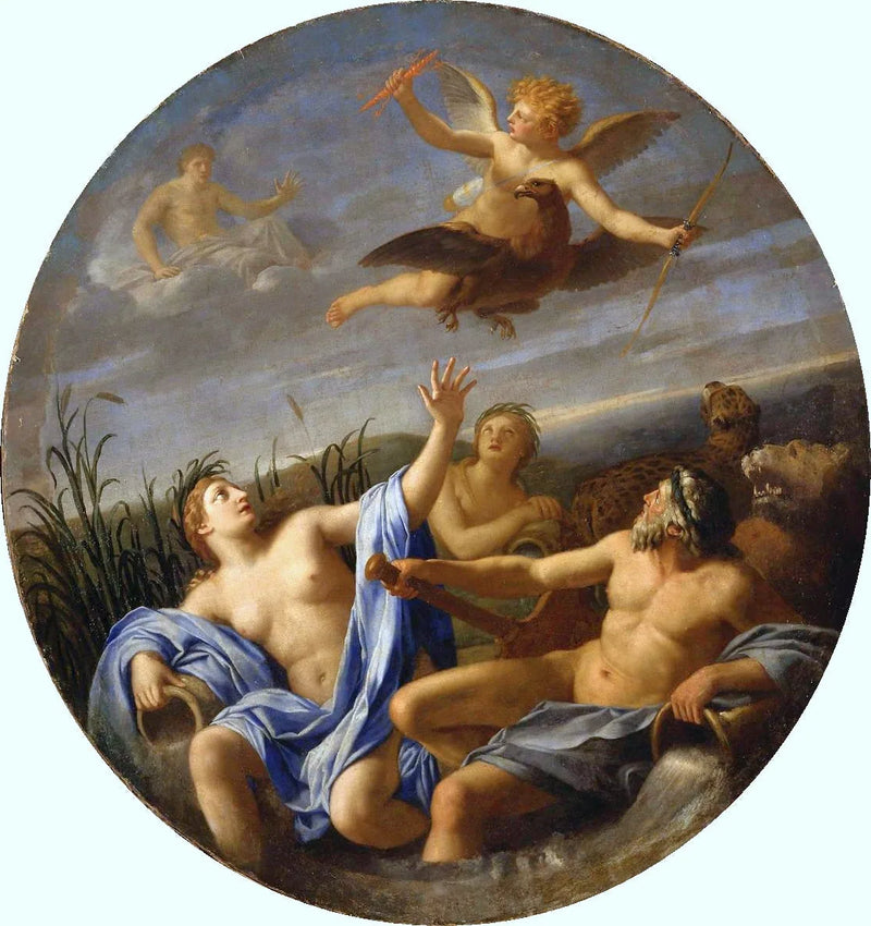 Miłość ukrywa piorun u Jowisza - Eustache Le Sueur