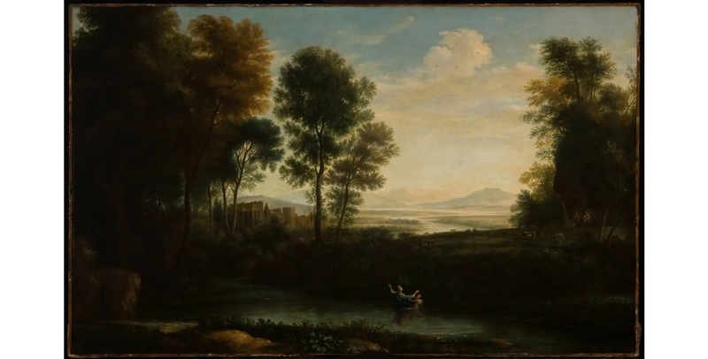 Miłość i Psyché - Claude Lorrain