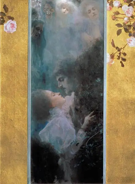 Miłość - Gustav Klimt